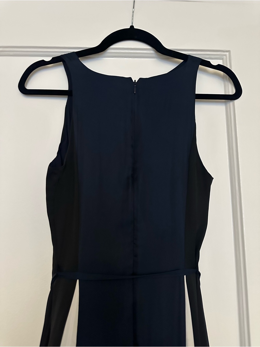 Banana Republic Navy and Cream Maxi Evening Dress - Picture 5 of 6